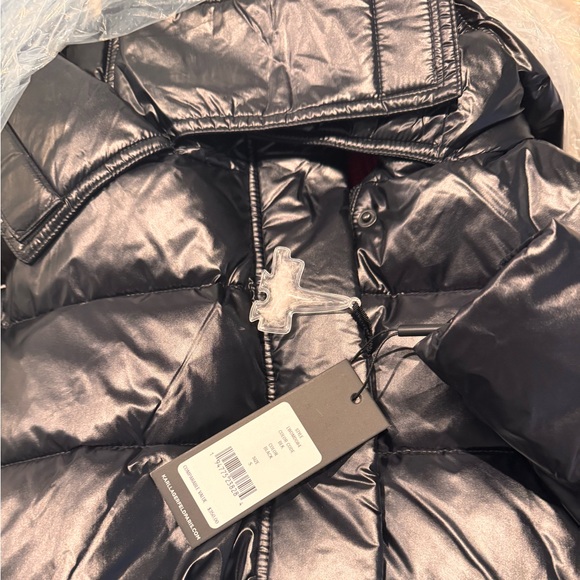 Karl Lagerfeld Black Puffer Jacket - Picture 8 of 8